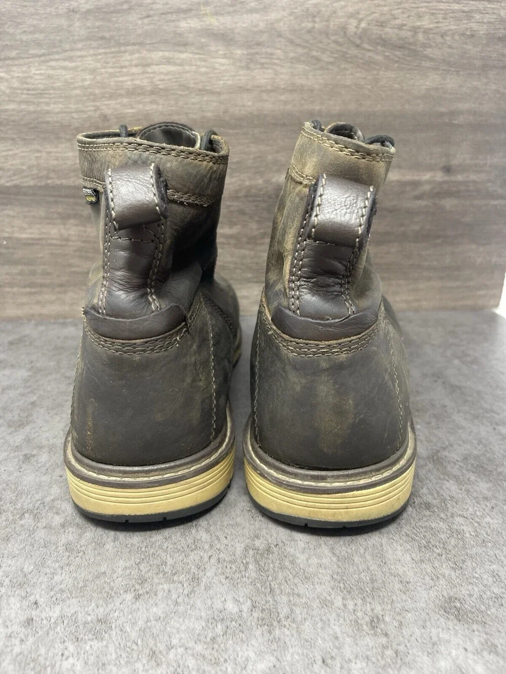KEEN Mens San Jose Waterproof Work Boots Size 13 Dark Brown Utility